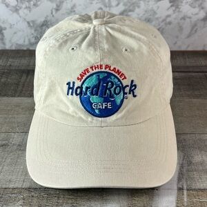 Vtg Hard Rock Cafe Hat Los Angeles Save The Planet Love All Adjustable Cap